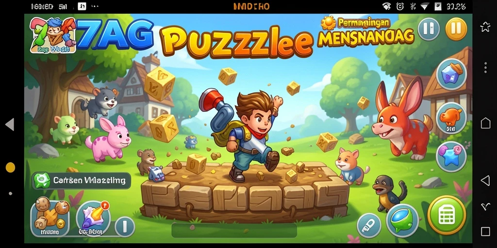 Tampilan gameplay 77AG yang menantang dan menarik.