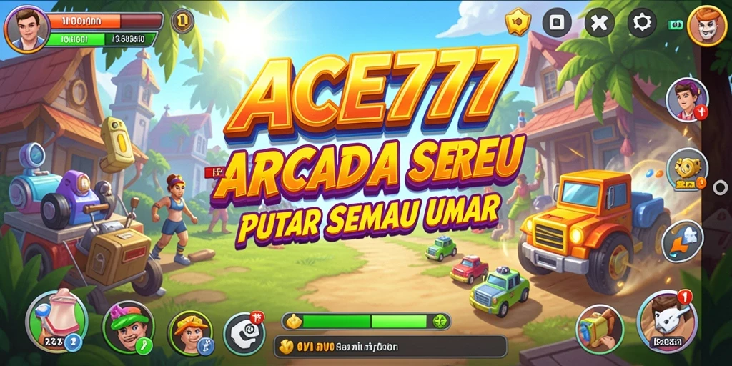 Tangkapan layar permainan menunjukkan aksi seru dalam ACE777.