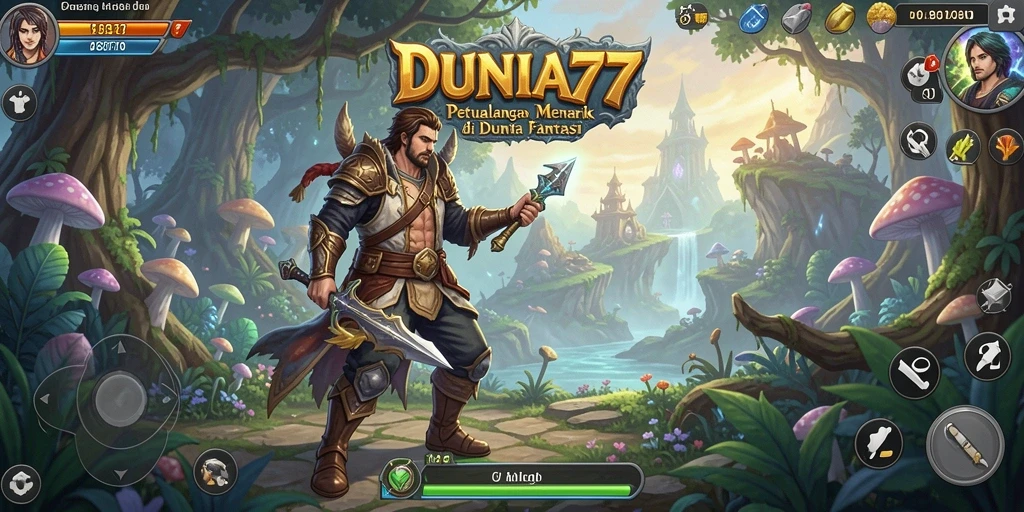 Tangkapan layar DUNIA77 menampilkan aksi menarik dalam game petualangan.