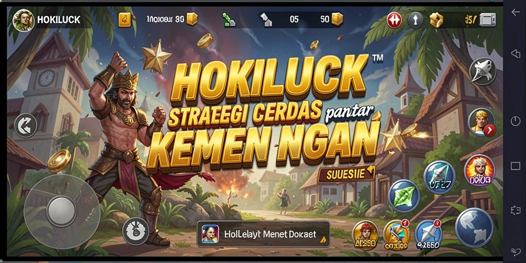 Tampilan gameplay HOKILUCK yang seru dan strategis.
