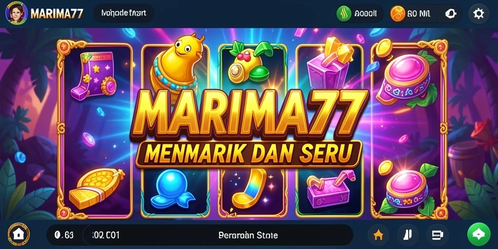 Tampilan gameplay MARIMA77 yang seru dan mengasyikkan.