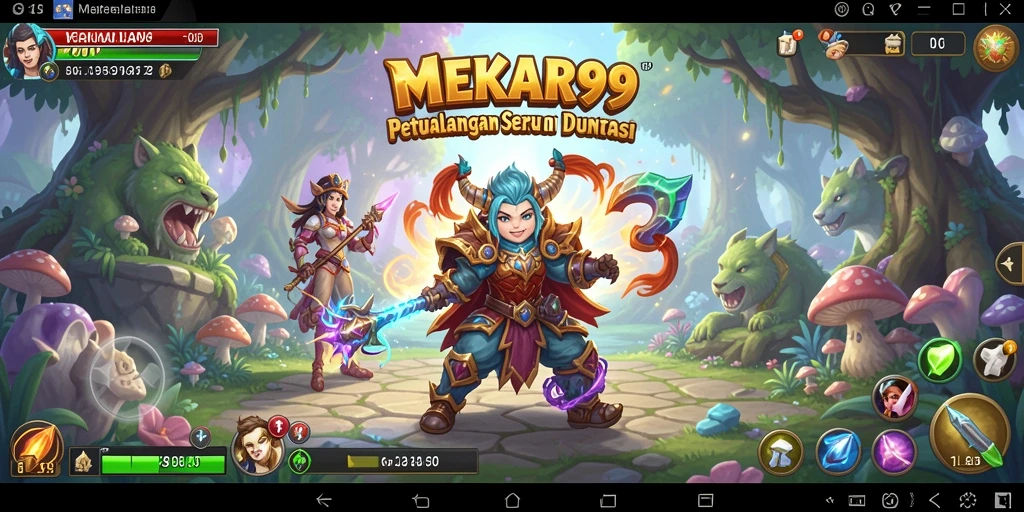Tampilan gameplay MEKAR99 yang memukau dan menantang.