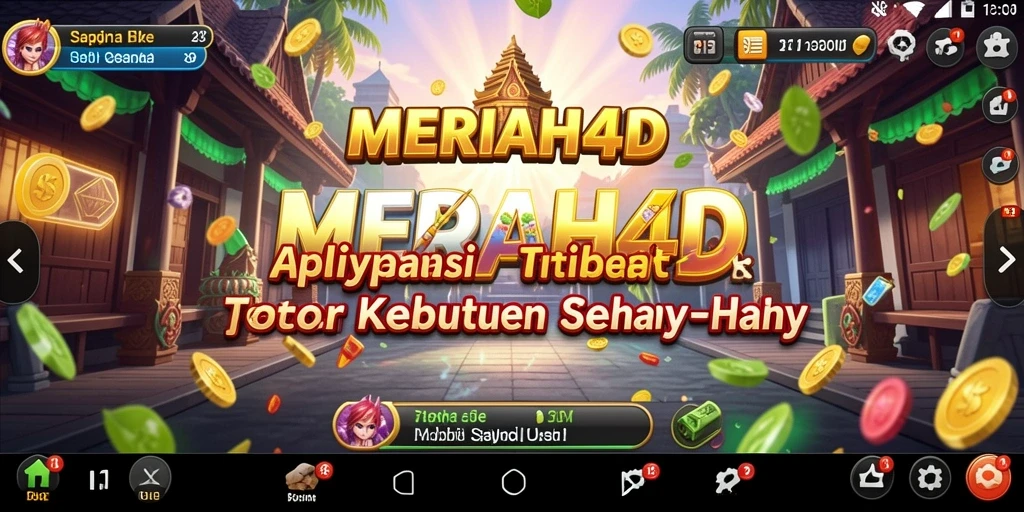 Tampilan antarmuka MERIAH4D yang intuitif dan fungsional.
