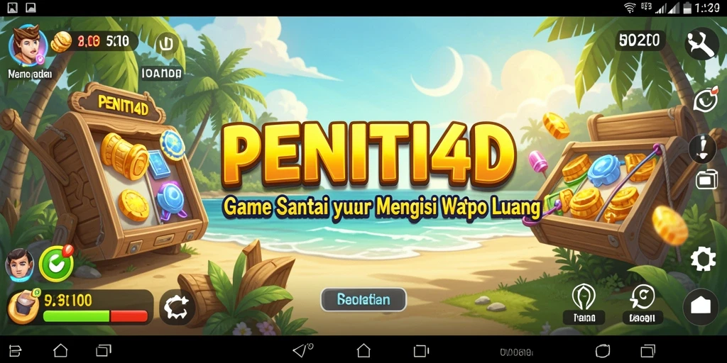 Tampilan gameplay PENITI4D yang seru dan menghibur.