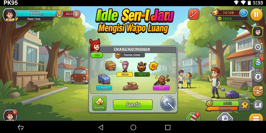 Tampilan gameplay PK95 yang menarik dalam mode Idle.
