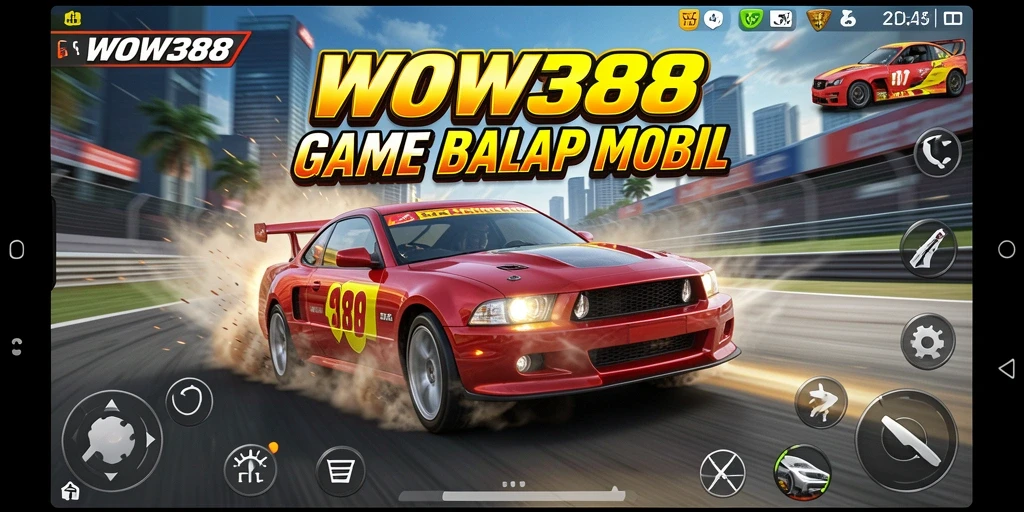 Gameplay seru balap mobil penuh aksi di WOW388.