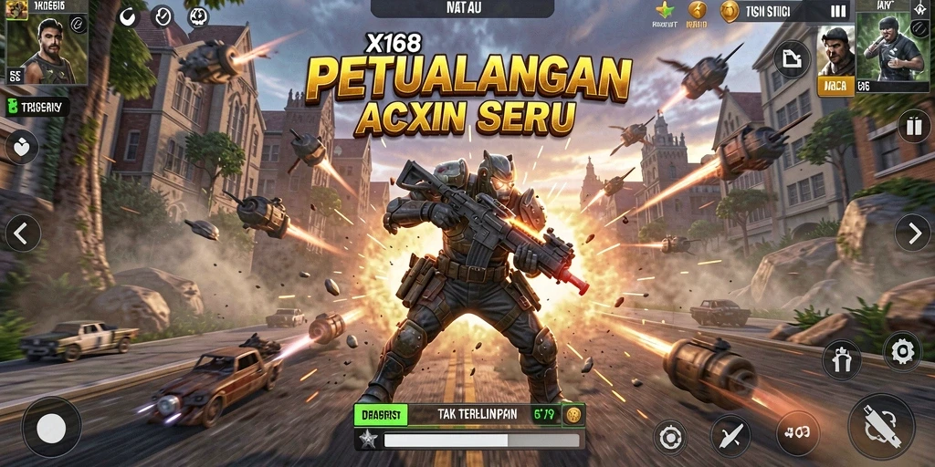 Tangkapan layar permainan X168 menampilkan aksi seru dan mendebarkan.