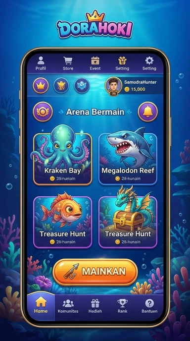 Tangkapan layar proses pengunduhan aplikasi yang cepat di dorahoki.